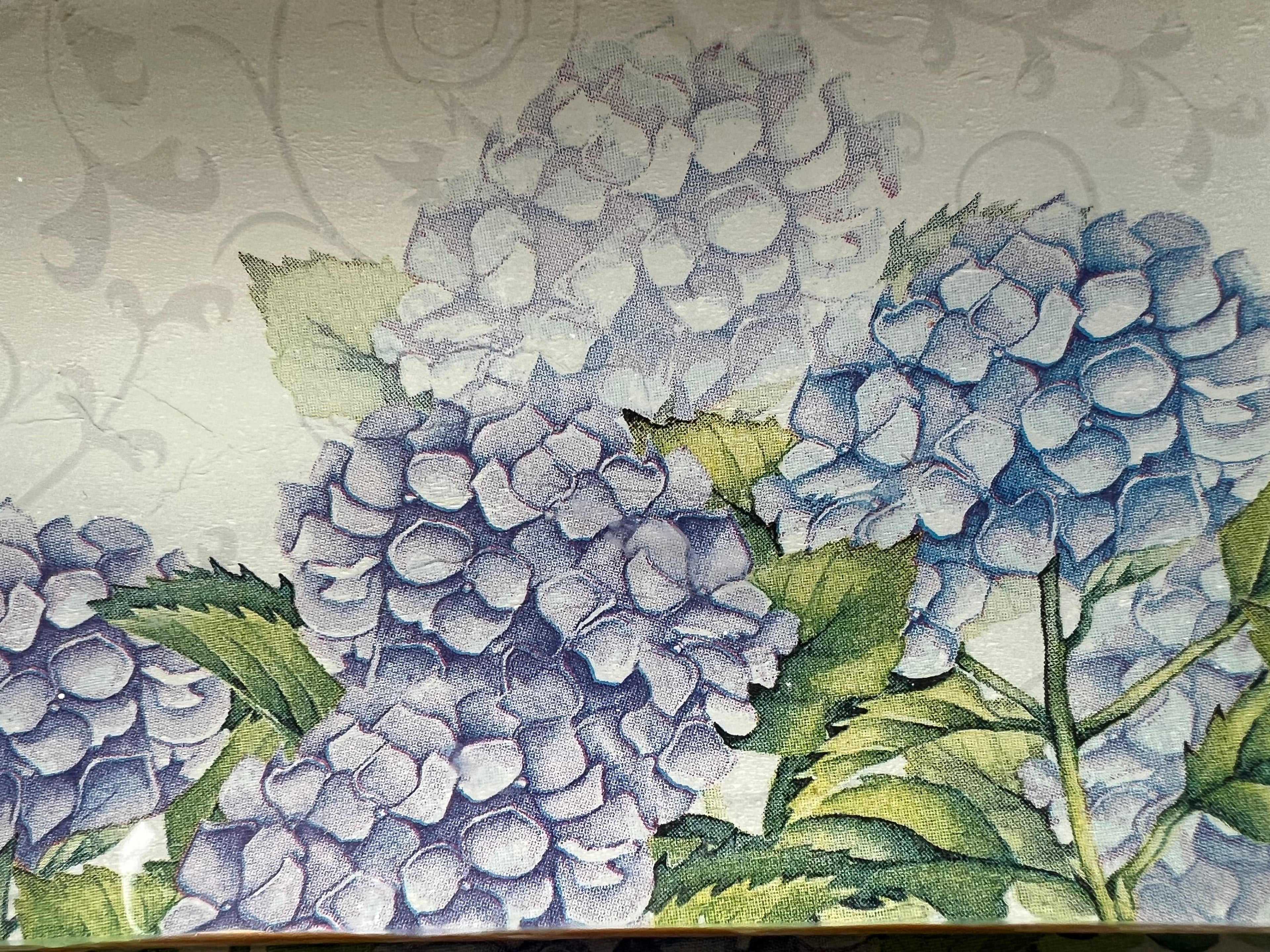 Set 4 Fuentes Rectangulares – Hortensias