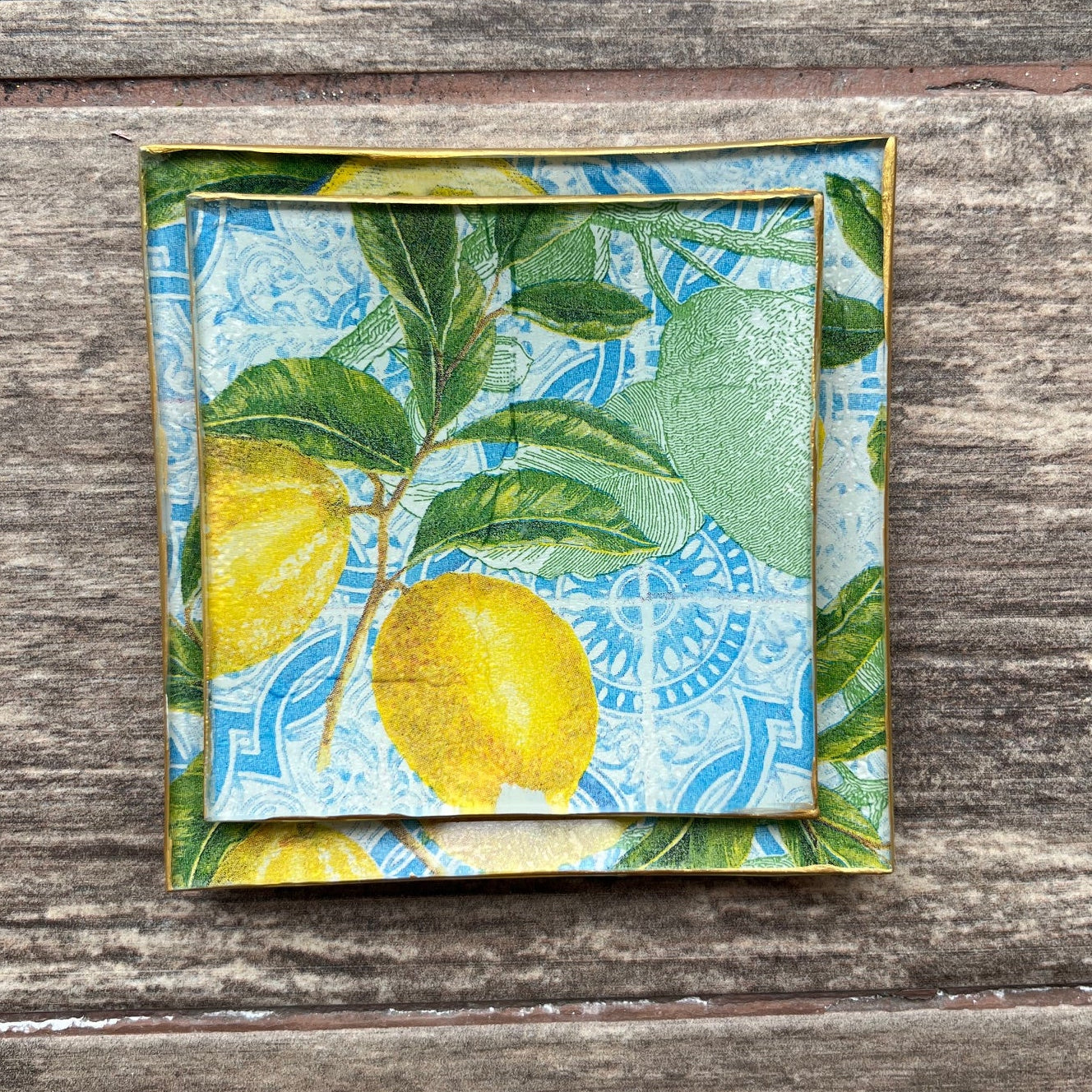 Set 2 Platos Pequeños - Limones