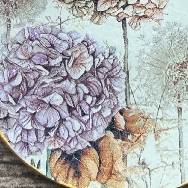 Plato Pequeño 12 cm - Hortensias Vintage