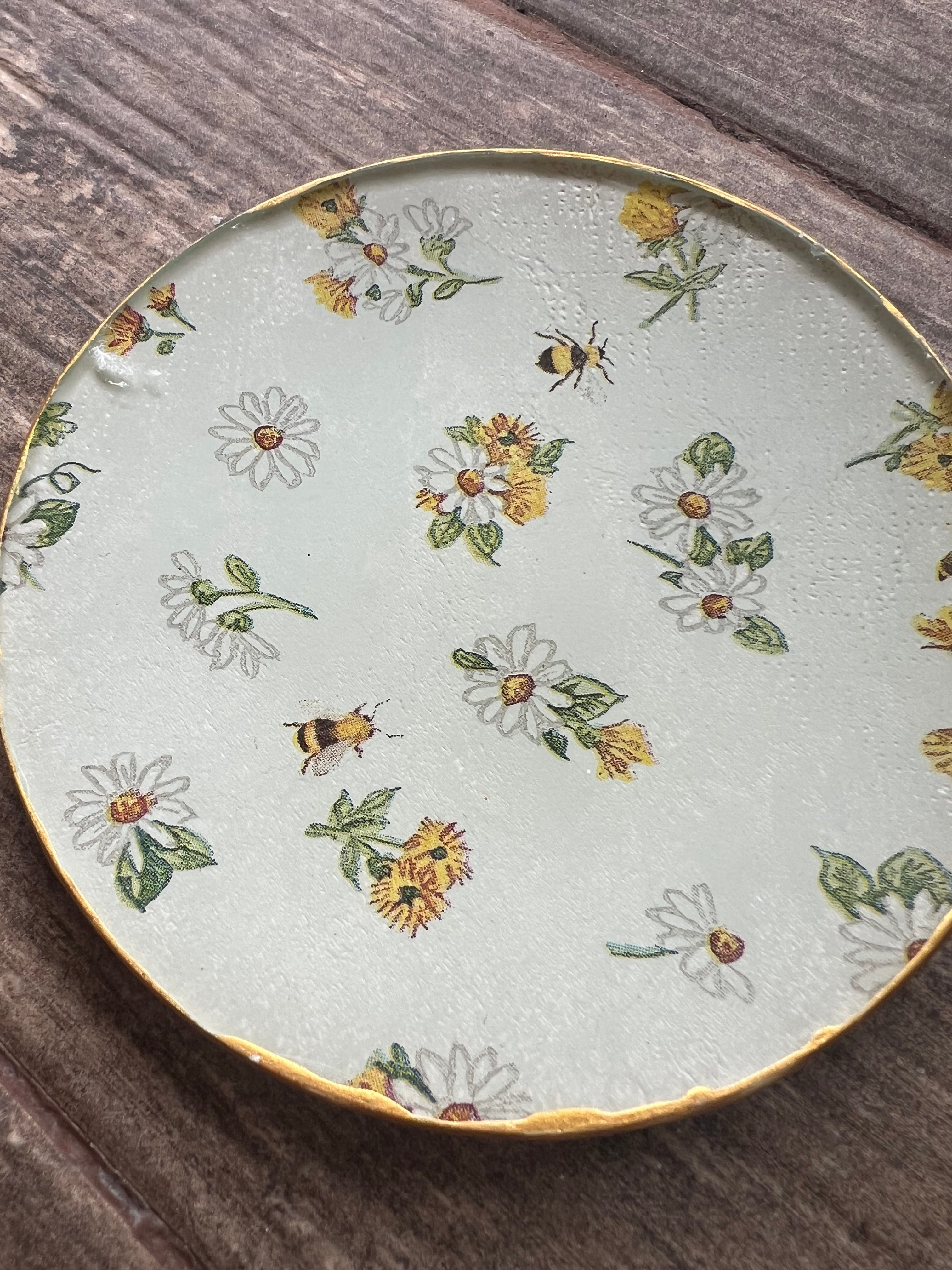 Plato Pequeño 12 cm - Margaritas