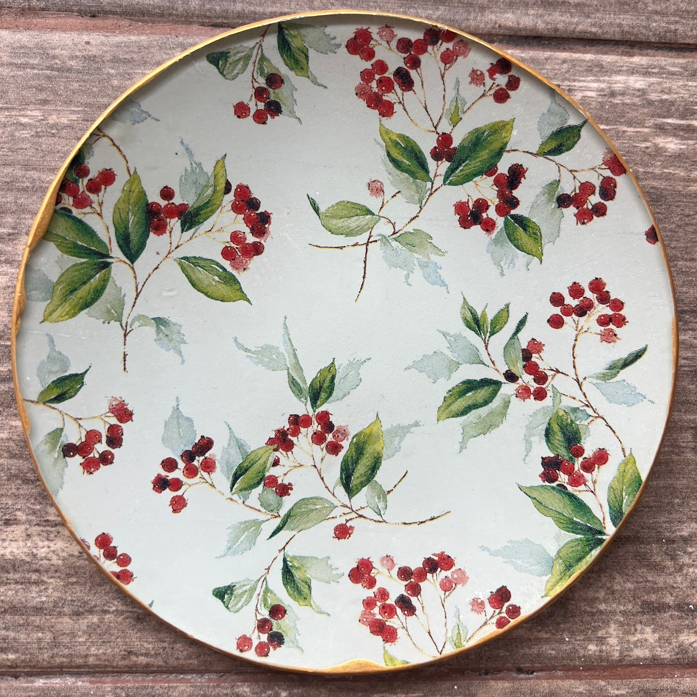 Plato Pequeño 15 cm - Zarzaparrilla