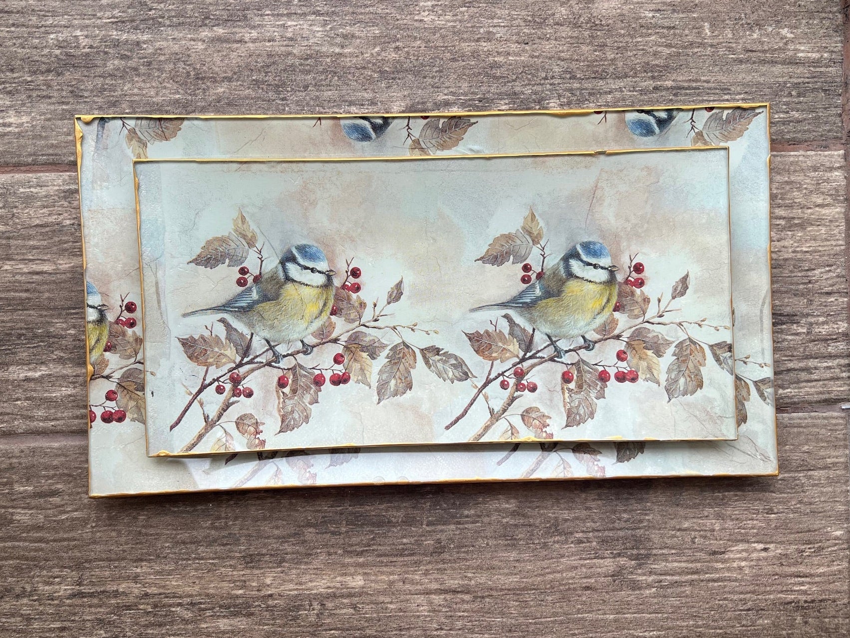 Set 2 Fuentes Rectangulares Grandes – Ave Vintage