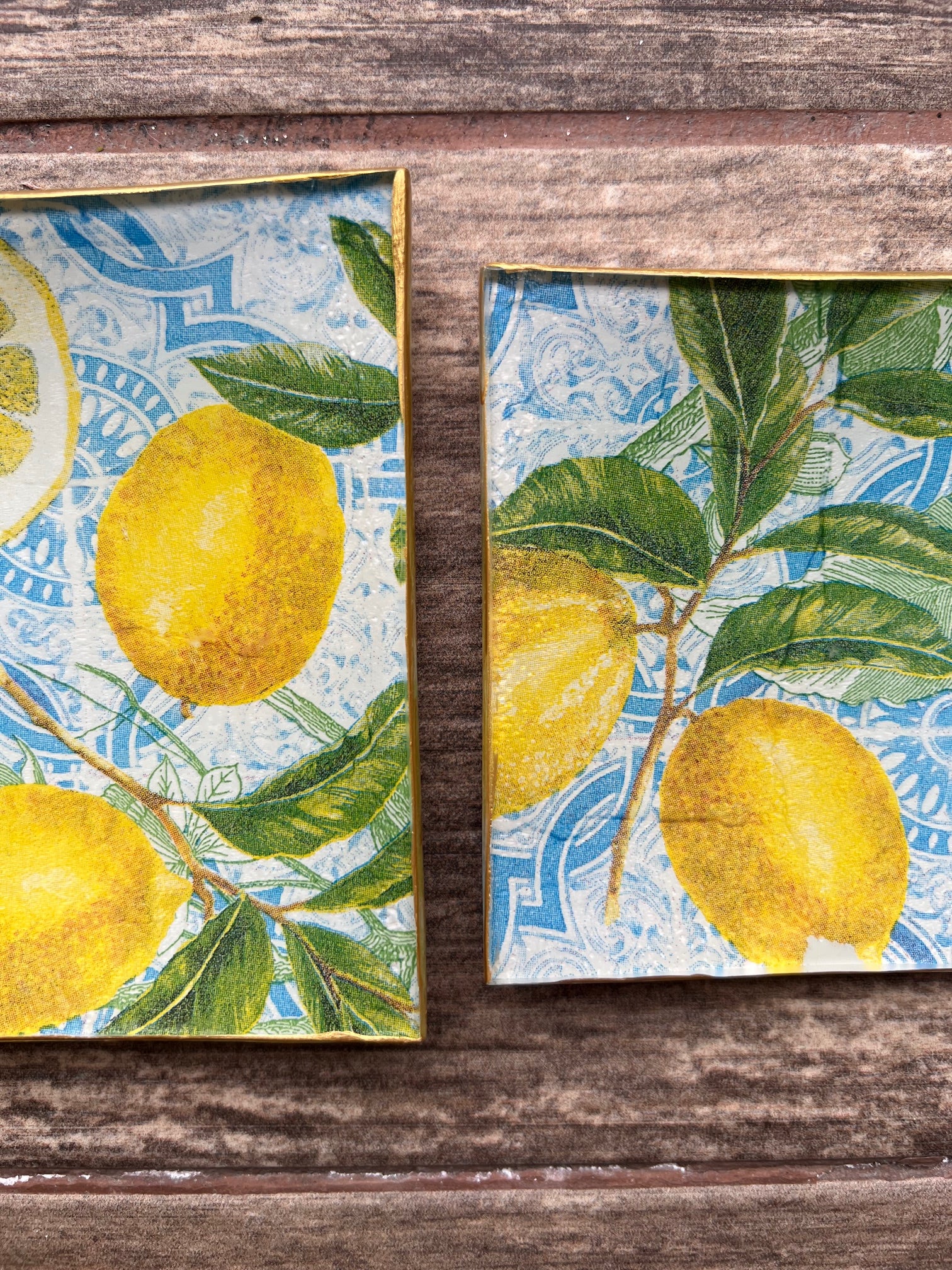 Set 2 Platos Pequeños - Limones