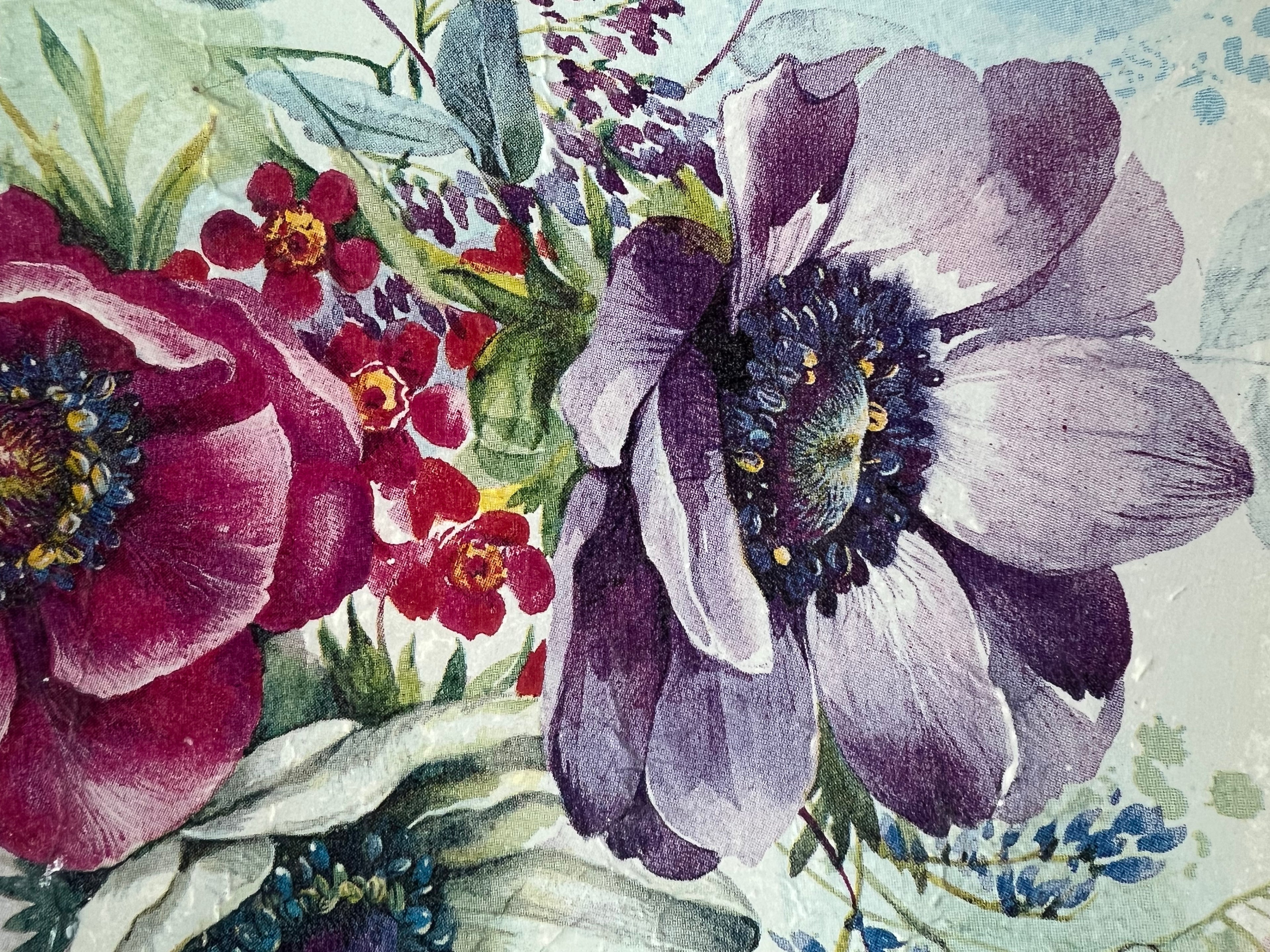 Set 2 Fuentes Rectangulares Grandes – Anémonas