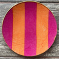 Plato Pequeño 15 cm - Rayas Fucsias y Naranjas