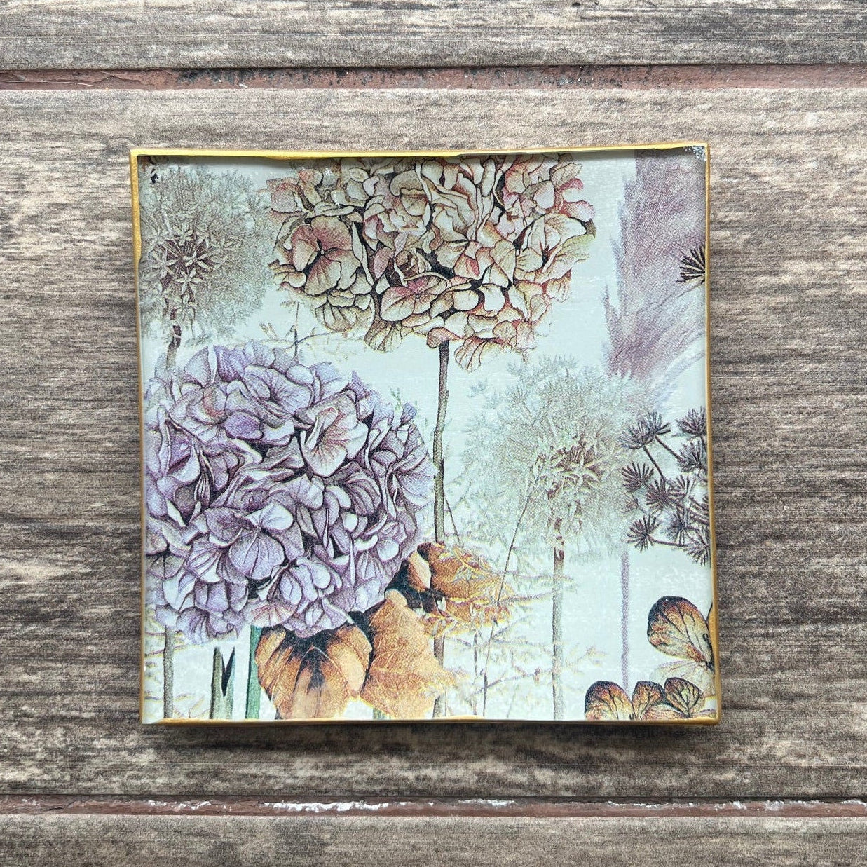 Plato Pequeño 12 cms - Hortensias Vintage