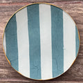 Plato Pequeño 15 cm - Rayas Azules y Blancas